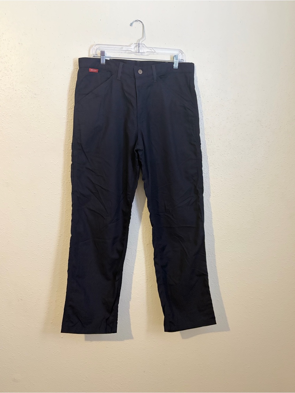 Big Bill FR Pants Mens 34x32 Navy Blue Basketweave CAT2 Safety NFPA 2112